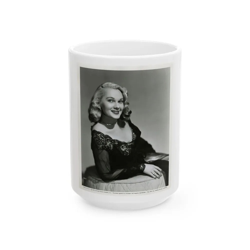 Adele Jergens #131 (Vintage Female Icon) White Coffee Mug