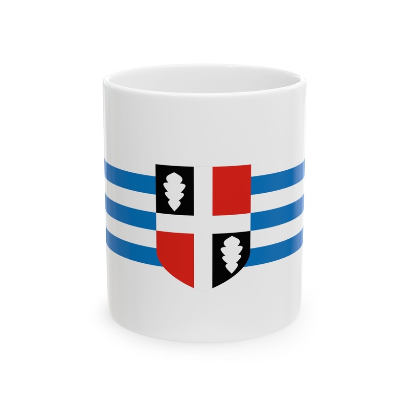 Rae valla lipp (Estonia) White Coffee Mug