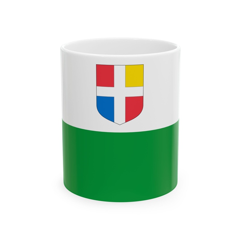 Raplamaa lipp (Estonia) White Coffee Mug