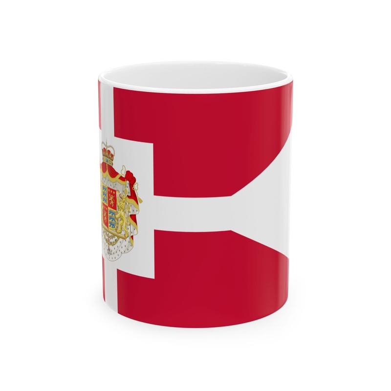 Standard of Prince Henrik Prince Consort of Denmark 1972-2002 (Denmark) White Coffee Mug