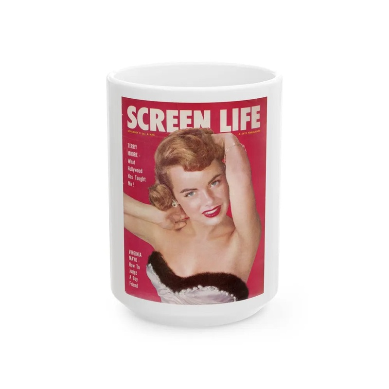 Terry Moore #09 – Mag. Cover (Vintage Female Icon) White Coffee Mug