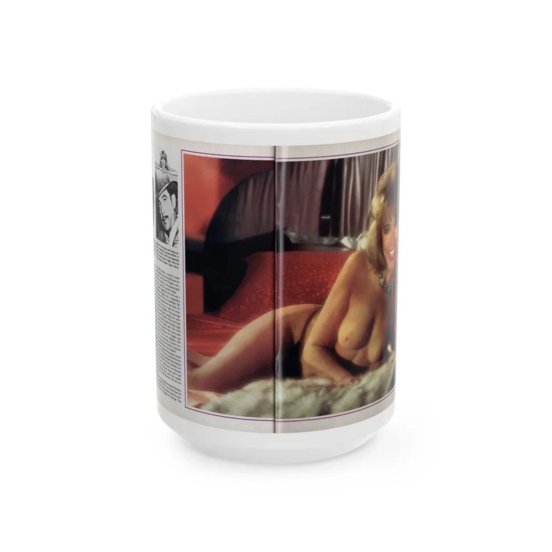 Terry Moore #243 – [Pages 134 & 135] Pages 5 & 6 of 10 Pics Color+B&W 1 Topless Centerfold, 2 B&W Pics+Caption & Article from Playboy Mag. Aug. ’84 (Vintage Female Icon) White Coffee Mug