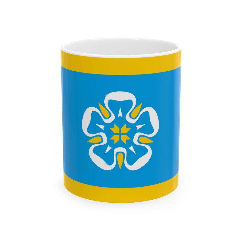 Viljandi valla lipp (Estonia) White Coffee Mug