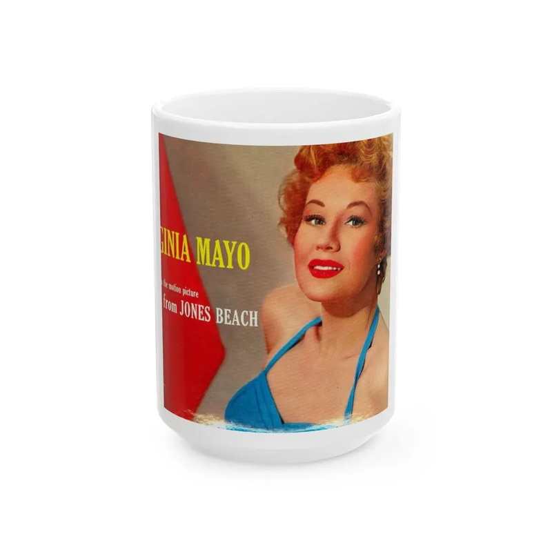 Virginia Mayo #42 – Movie Add (Vintage Female Icon) White Coffee Mug