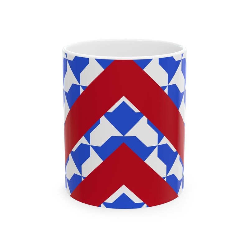 Vlag Lijssem (Belgium) White Coffee Mug