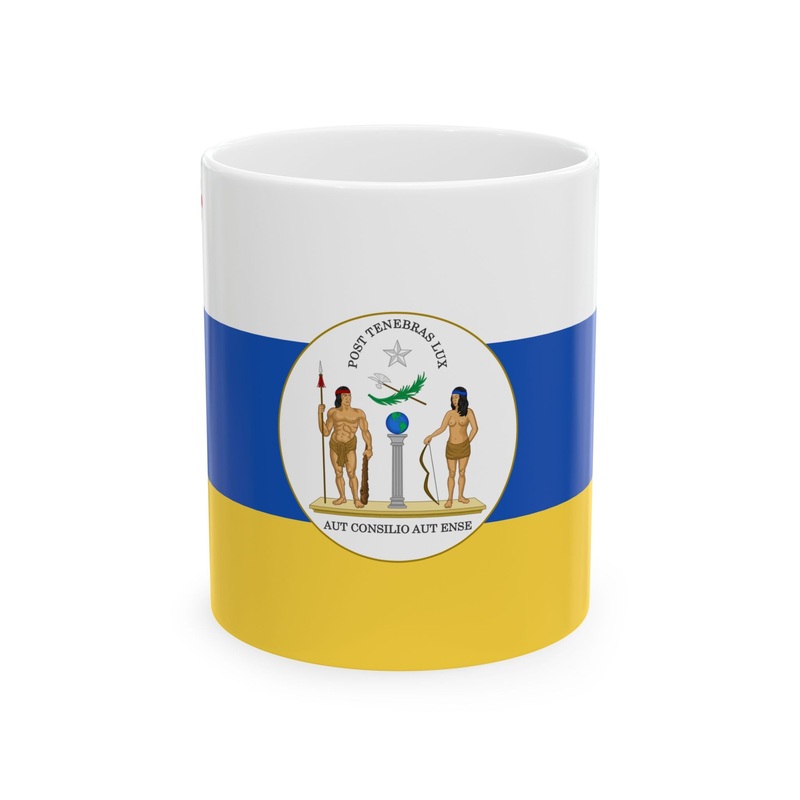 State Ensign of Chile 1813-1814 (Chile) White Coffee Mug