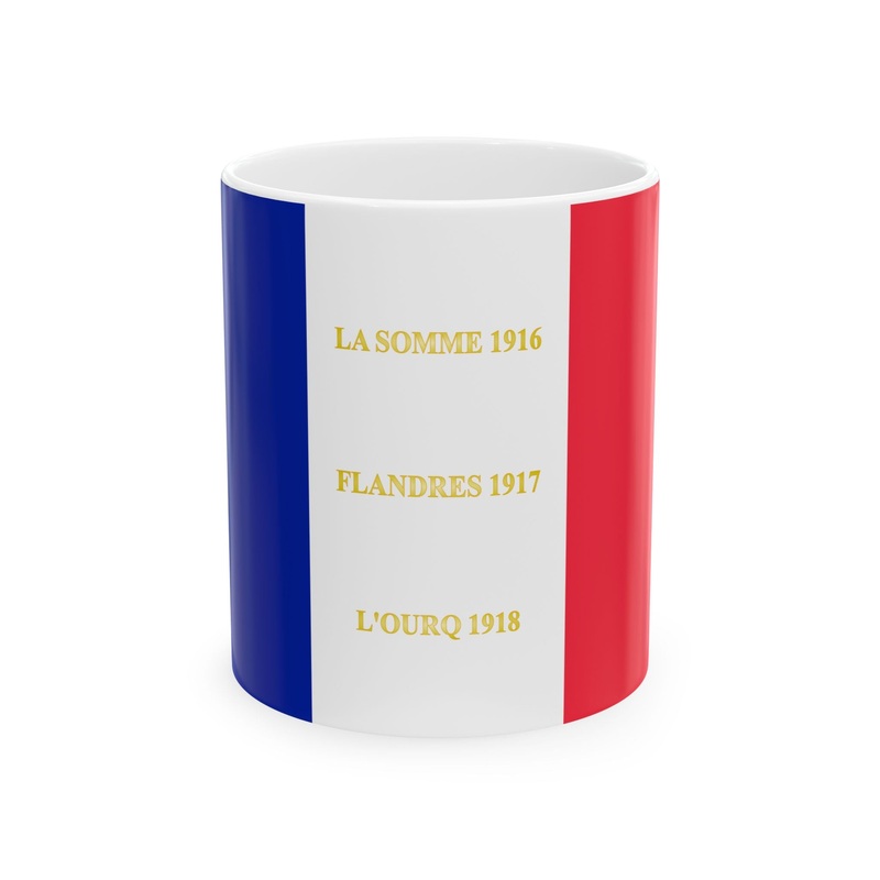 201e regiment dinfanterie-drapeau (France) White Coffee Mug