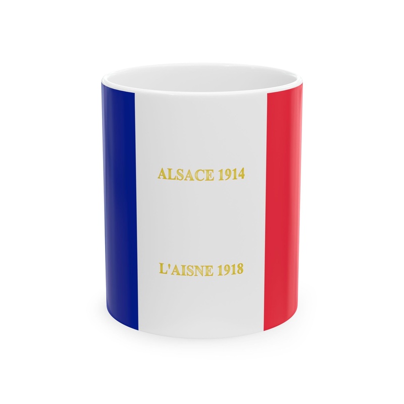 213e regiment dinfanterie -drapeau (France) White Coffee Mug