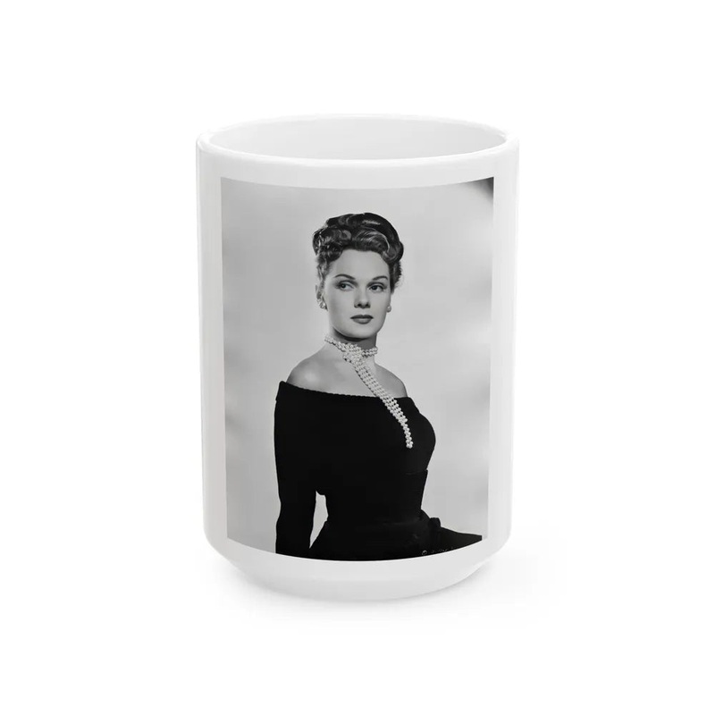 Adele Jergens #134 (Vintage Female Icon) White Coffee Mug