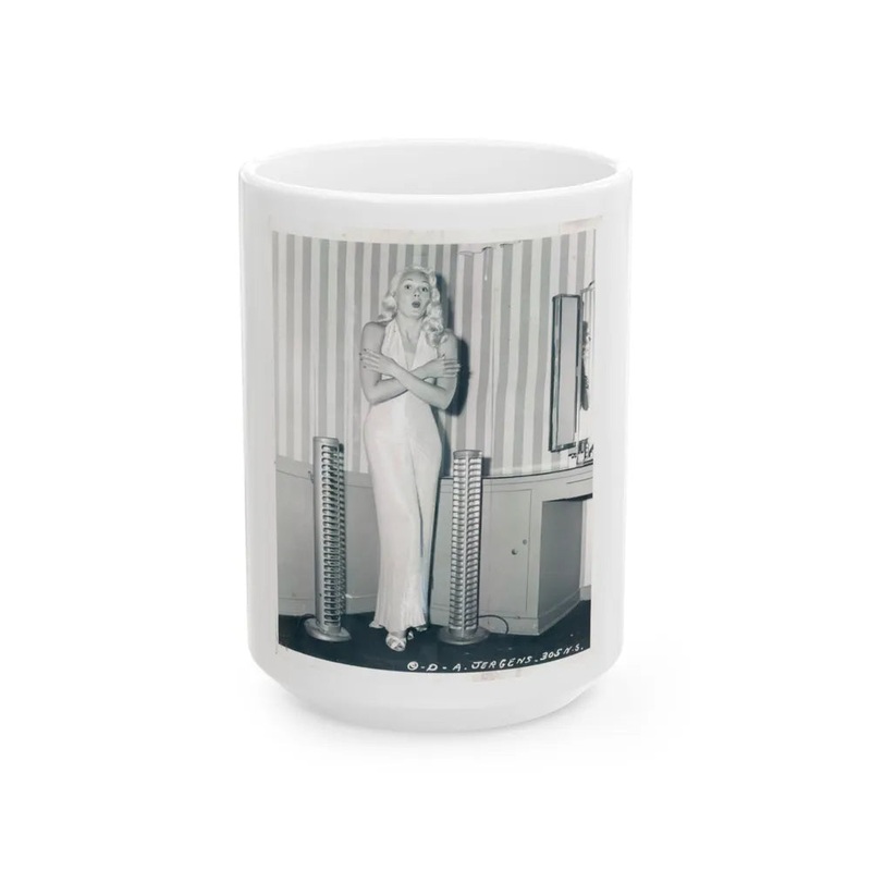 Adele Jergens #154 (Vintage Female Icon) White Coffee Mug