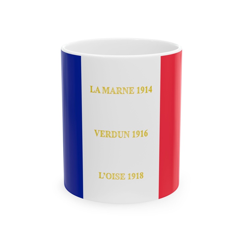 248e regiment dinfanterie – drapeau (France) White Coffee Mug