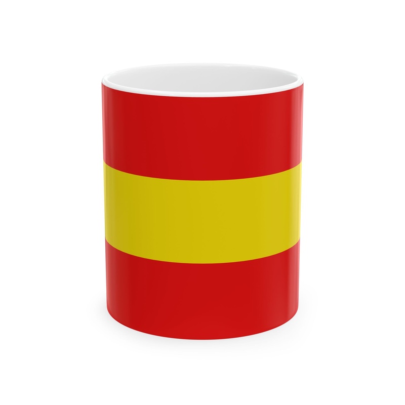 Vlag-herkdestad (Belgium) White Coffee Mug