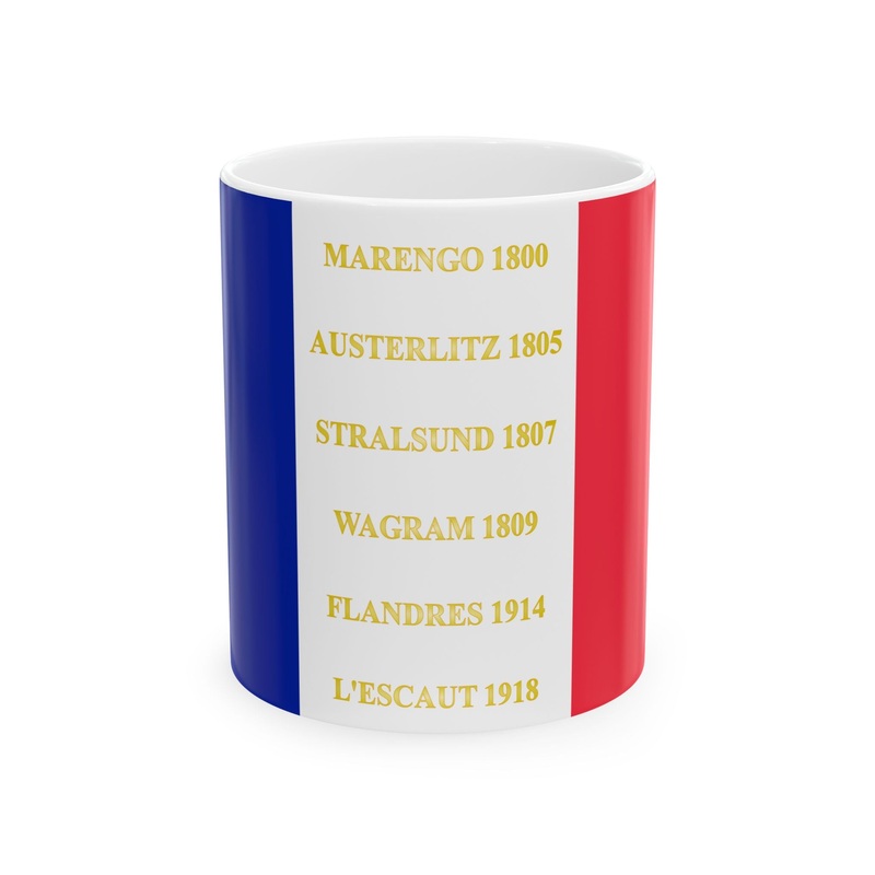 11e regiment de hussards France-drapeau (France) White Coffee Mug