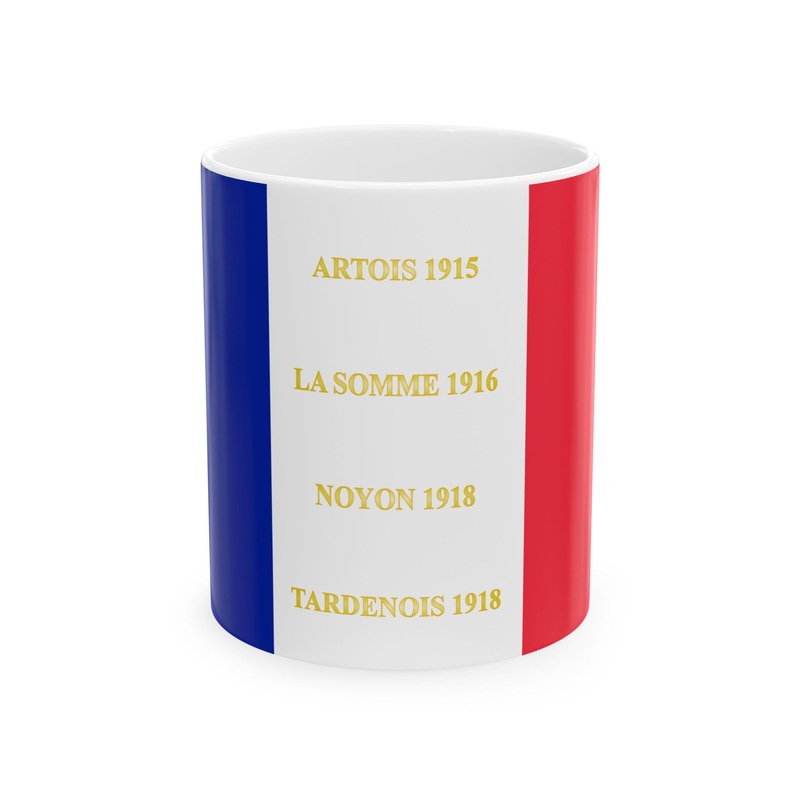 329e regiment dinfanterie de ligne-drapeau (France) White Coffee Mug