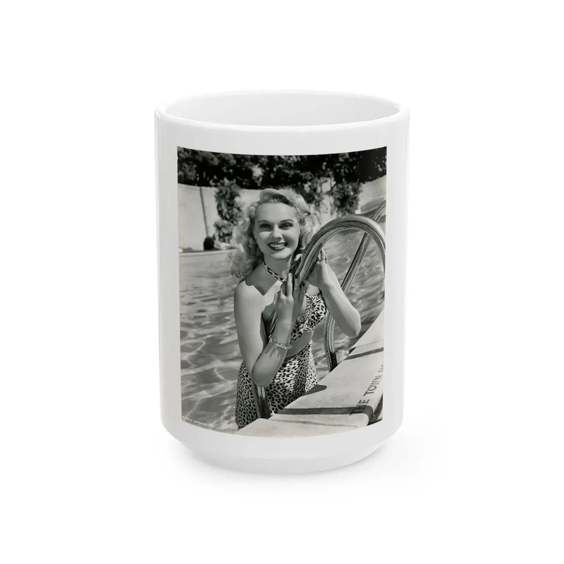 Adele Jergens #211 (Vintage Female Icon) White Coffee Mug