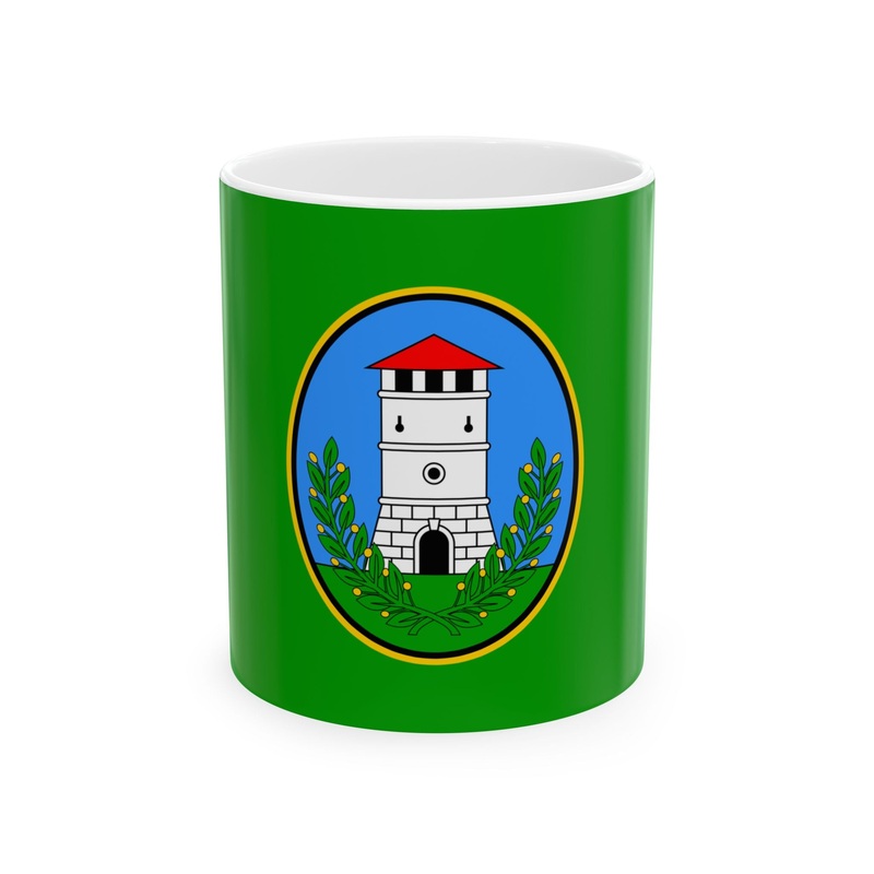 Zastava Lovrana (Croatia) White Coffee Mug