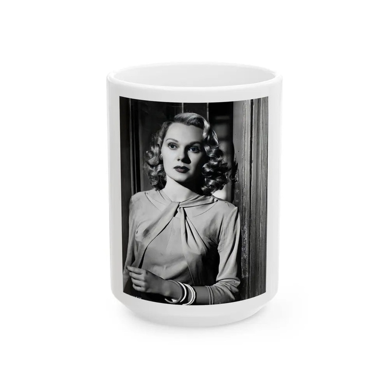 Adele Jergens #130 (Vintage Female Icon) White Coffee Mug