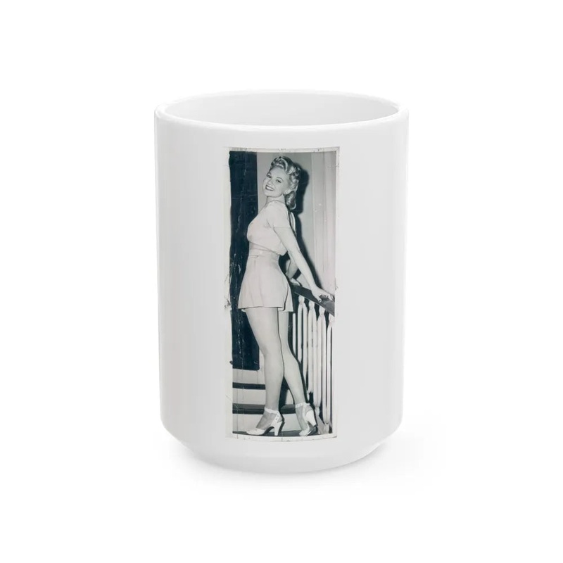 Adele Jergens #158 (Vintage Female Icon) White Coffee Mug