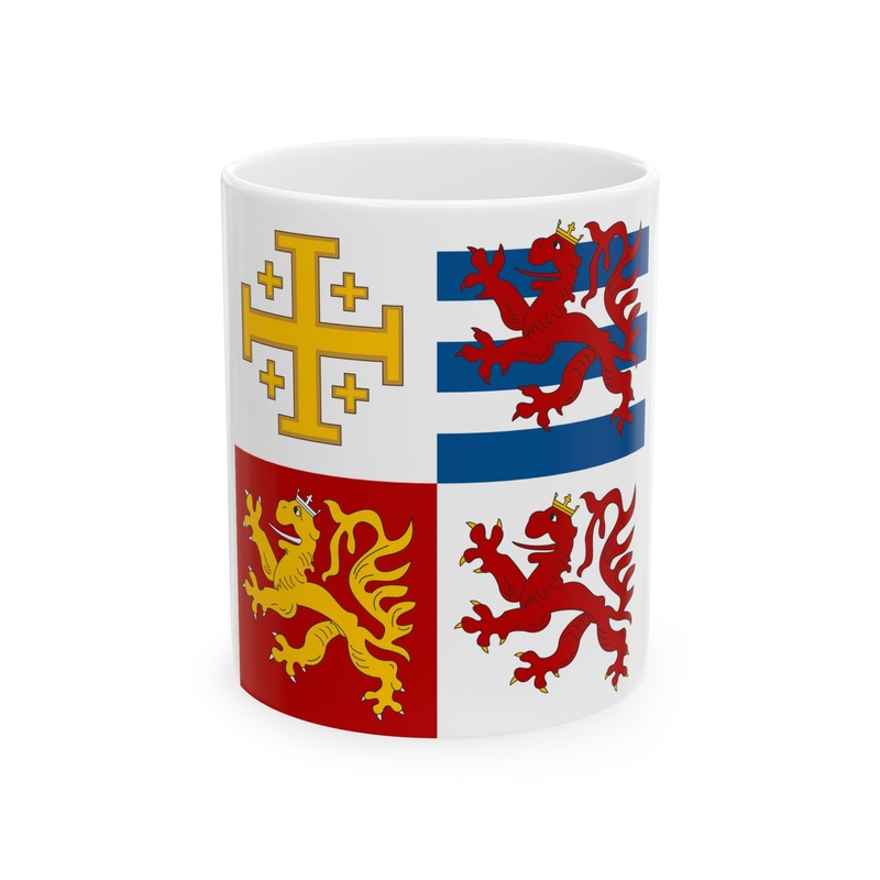 Royal banner of Janus of Cyprus (Cyprus) White Coffee Mug