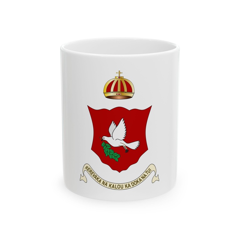 Royal Standard of Fiji 1871-1874 (Fiji) White Coffee Mug