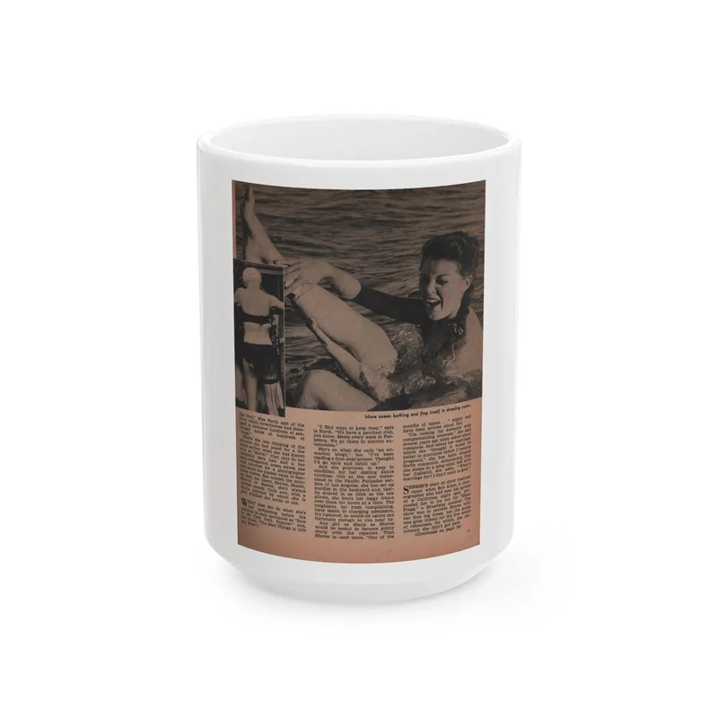 Sheree North #282 – Man To Man Mag. April ’56 – 1 B&W Photo & Article (Vintage Female Icon) White Coffee Mug