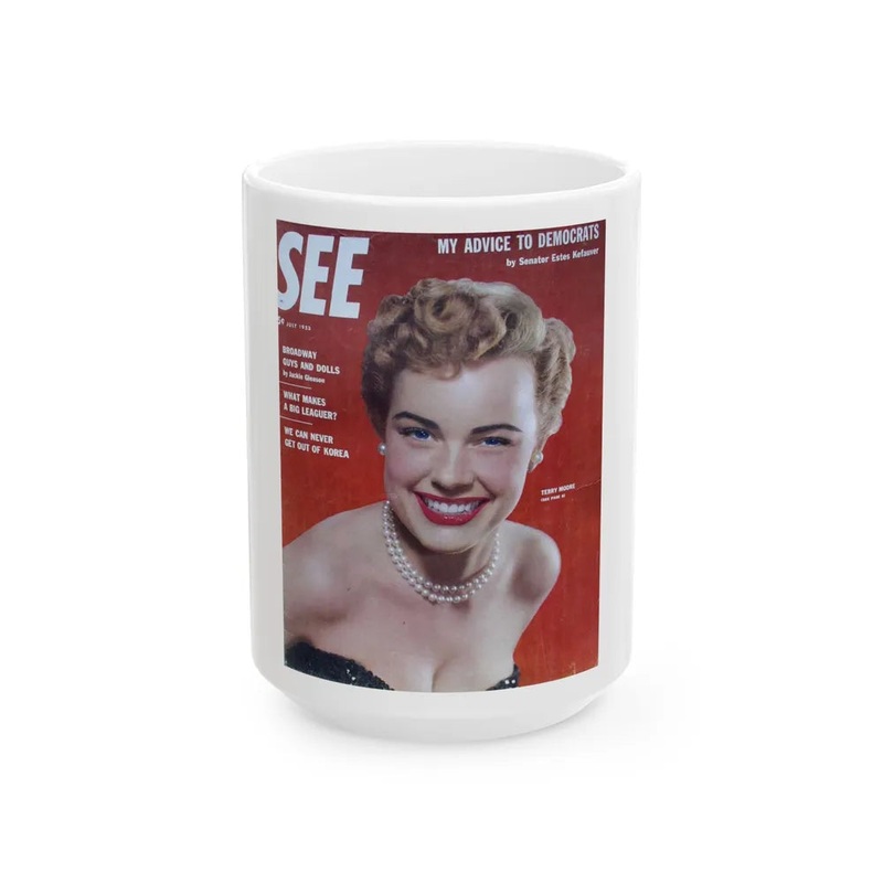 Terry Moore #65 – Mag. Cover (Vintage Female Icon) White Coffee Mug