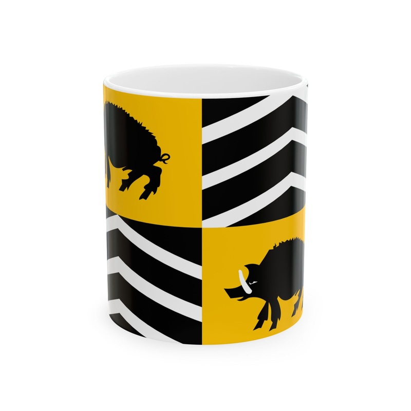 Vorselaar vlag (Belgium) White Coffee Mug