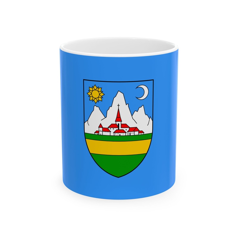 Zastava Ravne Gore (Croatia) White Coffee Mug