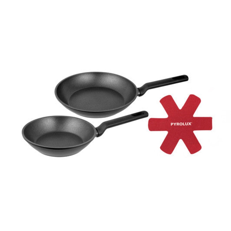 Pyrolux 2 Piece Set – 20, 26cm Fry Pans & Pan Protector