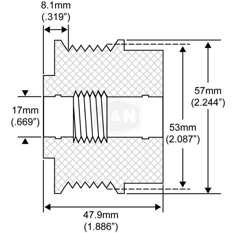 206-48016-JN J&N Electrical Products Pulley