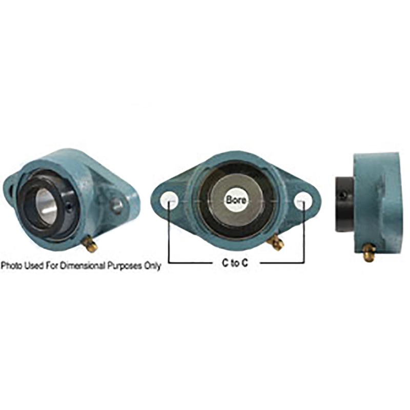 WGTZ10 Blue Flange Bearing Assembly For Universal Products ID: 5/8″ OD: 1-9/16″