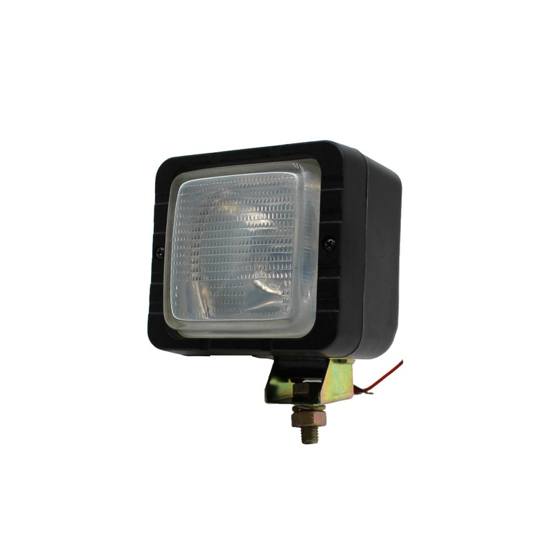 12 Volt Halogen Flood Lamp for Forklift 4″ x 4.5″ Replaceable Bulb 55 Watt
