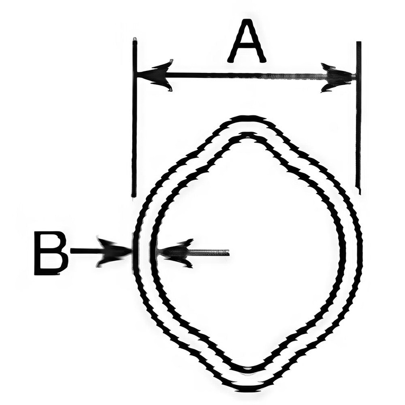 W41380 New 1500mm Inner Profile Tube Fits John Deere Rotary Cutter 1018