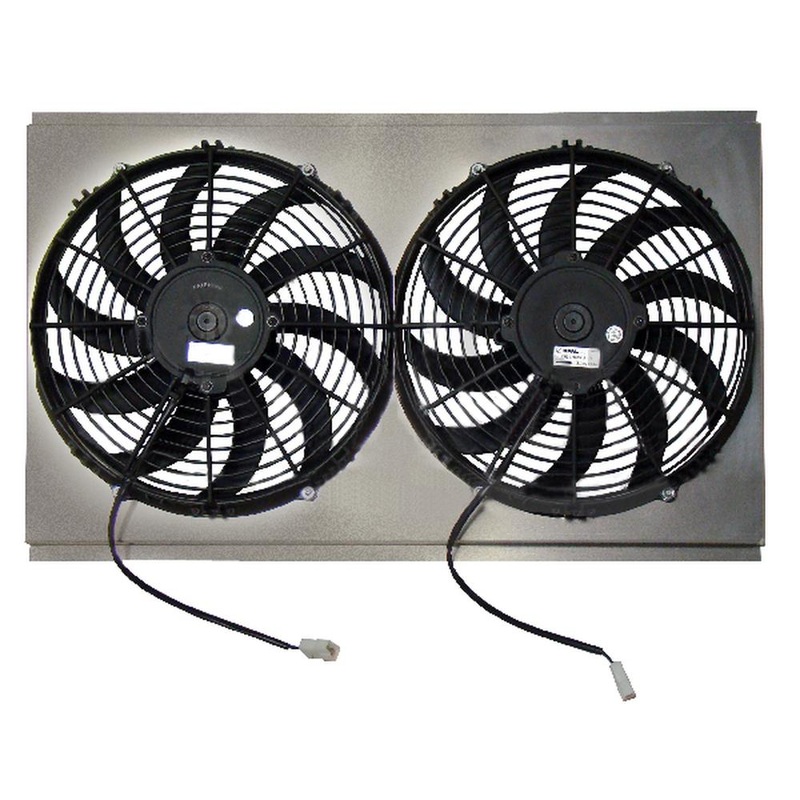 Z40071 Dual 12″ Electric Fan & Shroud – 15 x 26 x 2 5/8
