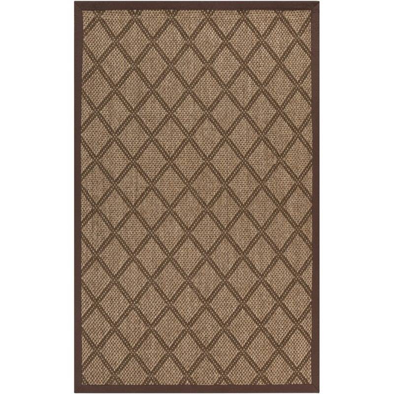 Woven Golden Brown Maxima Sisal Natural Fiber Area Rug – 5′ x 8′