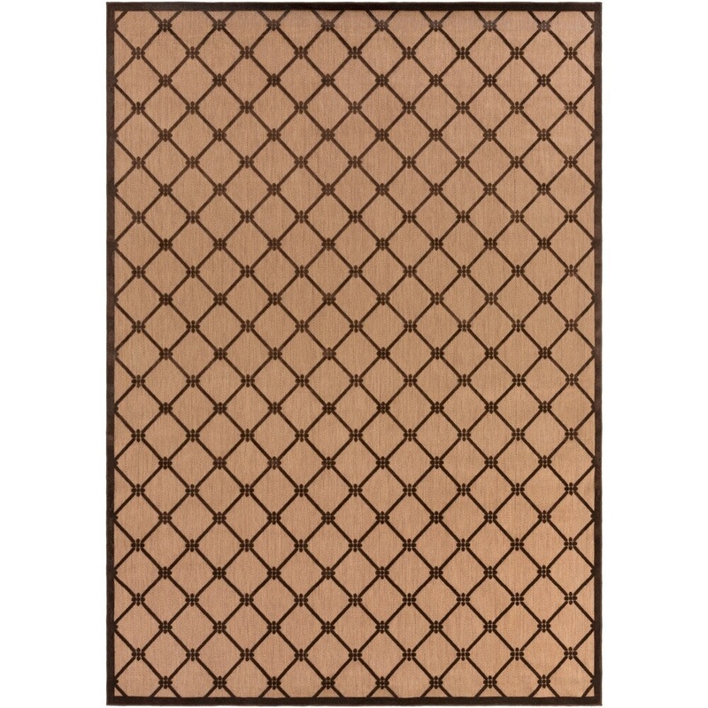 Woven Dorchester Indoor/Outdoor Geometric Area Rug – 8’8″ x 12′