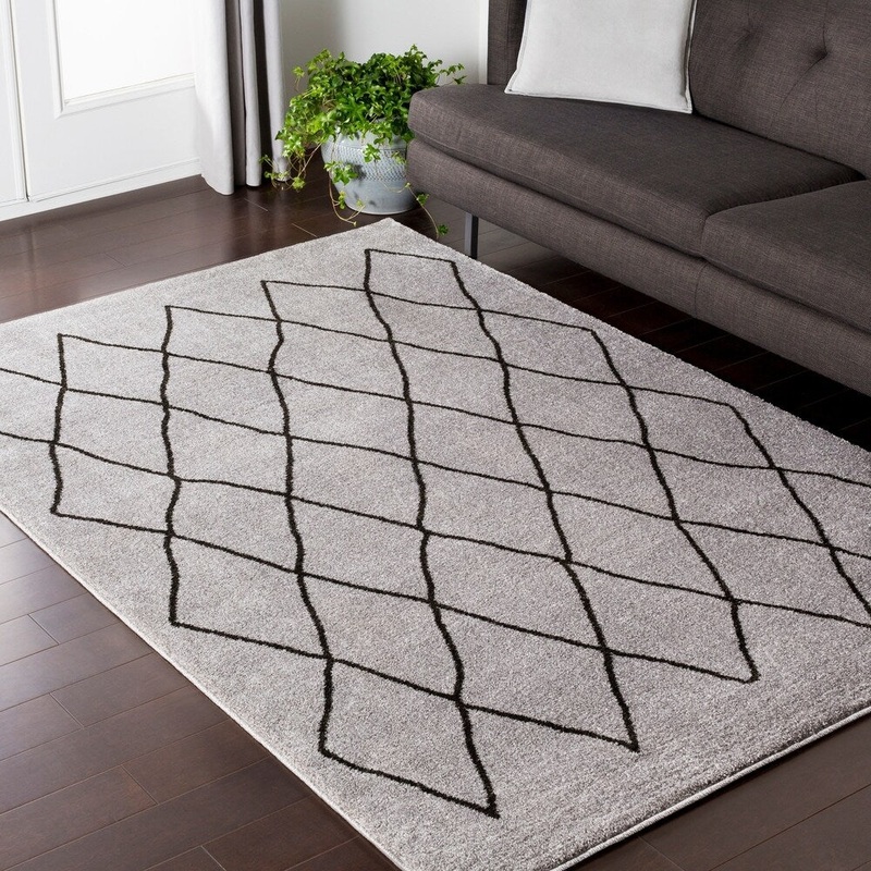 Woven Vasinia Grey Accent Rug – 2′ x 3’3″