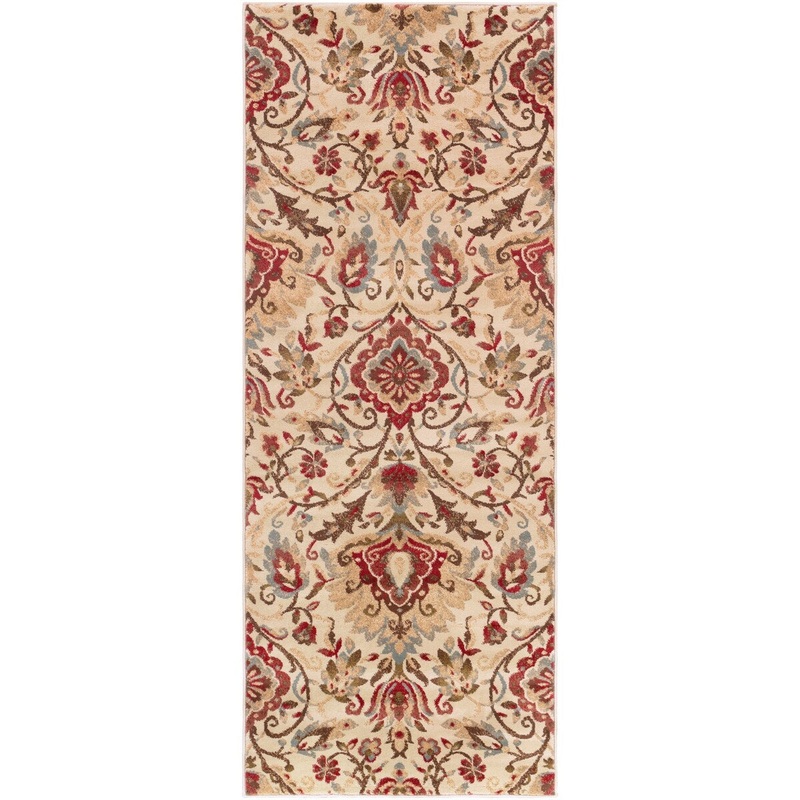 Woven Jasmine Floral Area Rug
