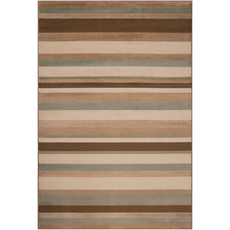 Woven Tan Parrish Area Rug – 5’3″ x 7’6″