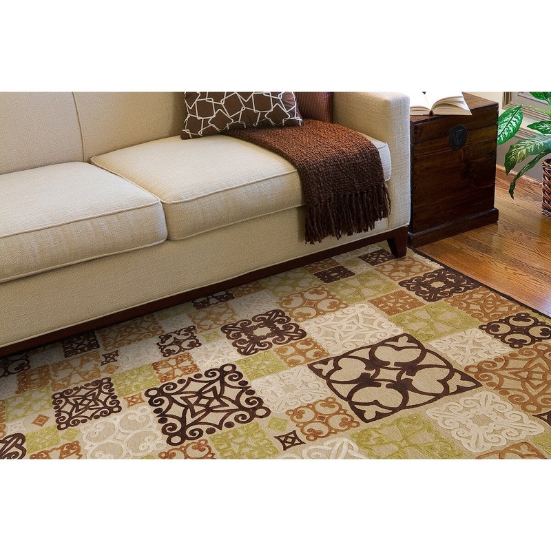 Woven Tyler Natural Viscose/Chenille Area Rug – 4′ x 5’7″