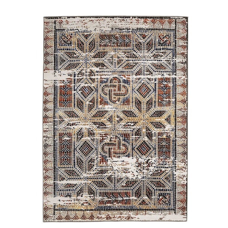 Vintage tile Rug