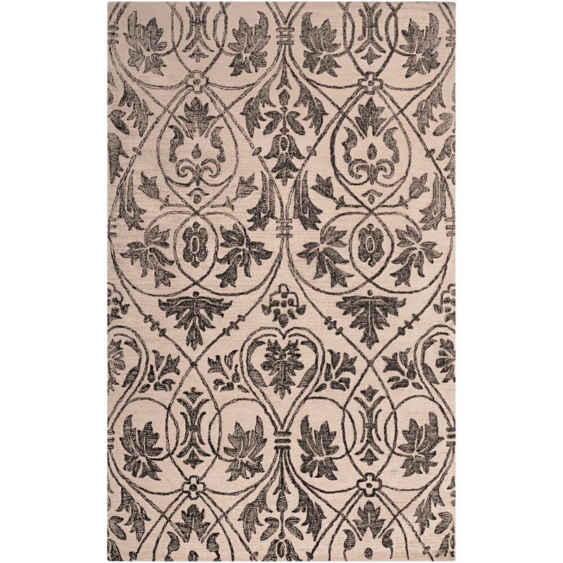 Woven Fromberg Beige Wool Area Rug – 2′ x 3′