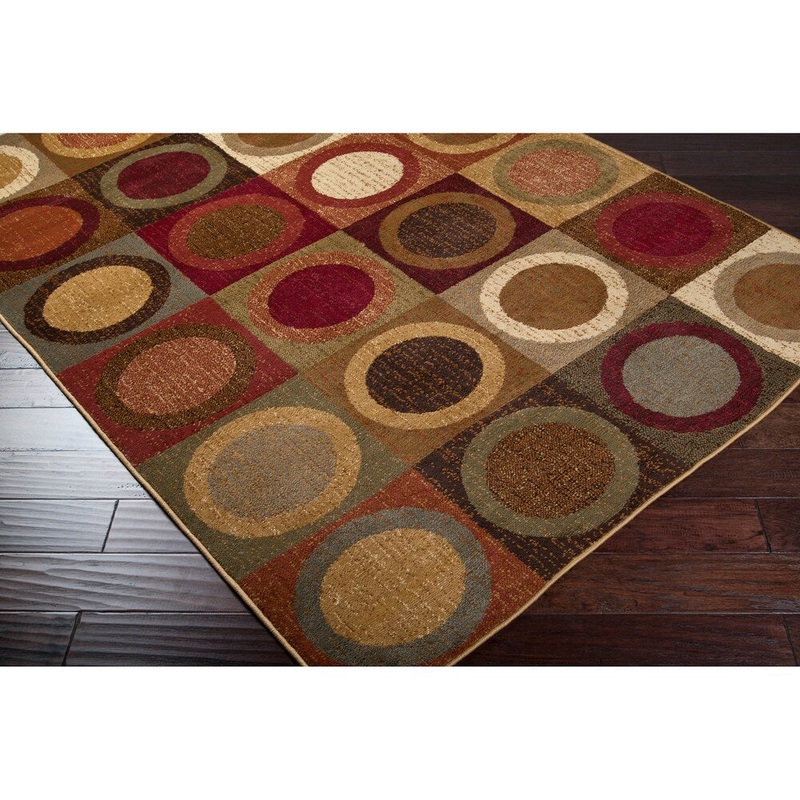 Woven Pagan Burgundy Area Rug – 2’2″ x 3’3″