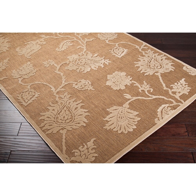 Woven Brookline Indoor/Outdoor Floral Area Rug – 2’6″ x 7’10” Runner/Surplus