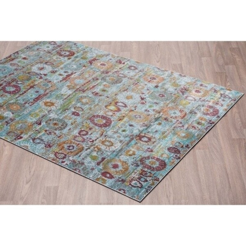 Venesia Vintage Multi-Colored Soft Pile Rug – multi – 2’7″ x 5′