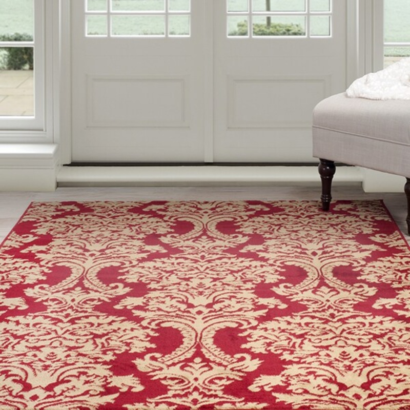 Windsor Home Oriental Rug – Red & Gold – 8′ x 10′