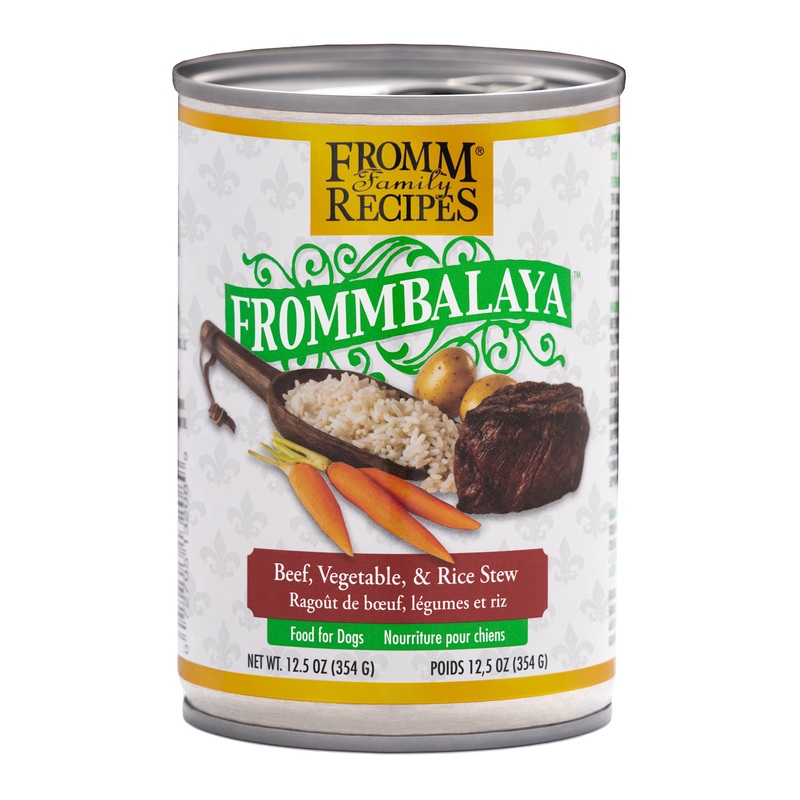 Fromm Family Recipes Frommbalaya Beef, Vegetable, & Rice Stew Dog Food 12.5-oz, Single Can