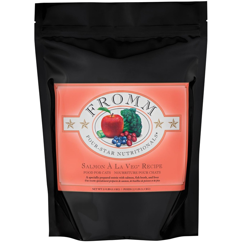 Fromm Four-Star Salmon  La Veg Recipe Cat Food 5 lbs