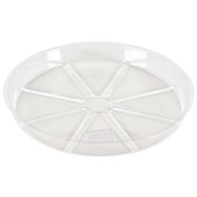 Plant Saucer, Clear, 6-In.