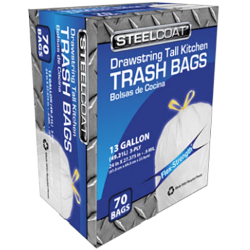 TALL KITCHEN DRAWSTRING 13 GAL 120 BX